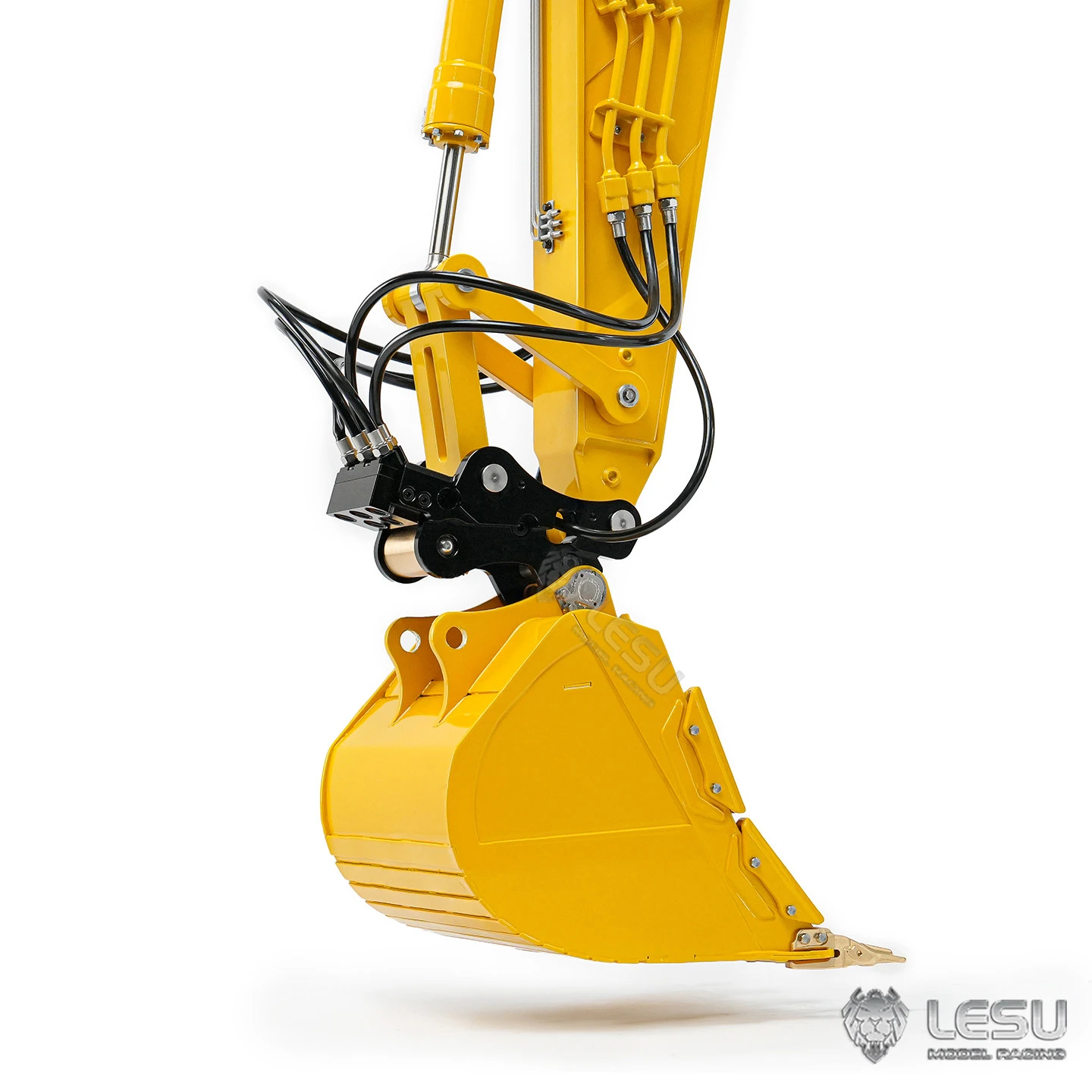 LESU Metal Quick Release Coupler Parts for 1/14 LR960 RC Digger Demolition Machine Aoue Remote Control Full Hydraulic Excavator