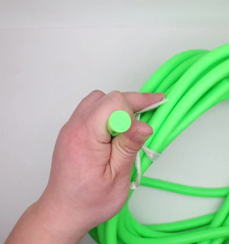 5-10 Meters 12mm Elastic Rubber Rope Body-building Thick Rubber Solid Tension Rope Training Stretch Elastic Rope workout