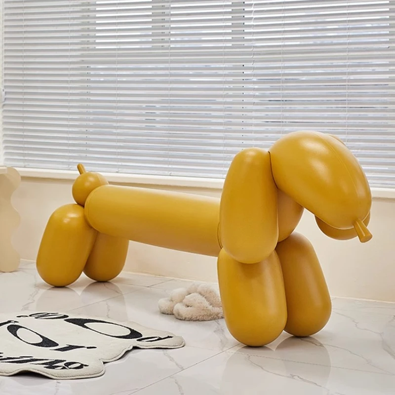 

Nordic Creative Dog Bench Household Plastic Shoe Changing Stool Bedroom Sail Stool Children Animal Sitting Stool