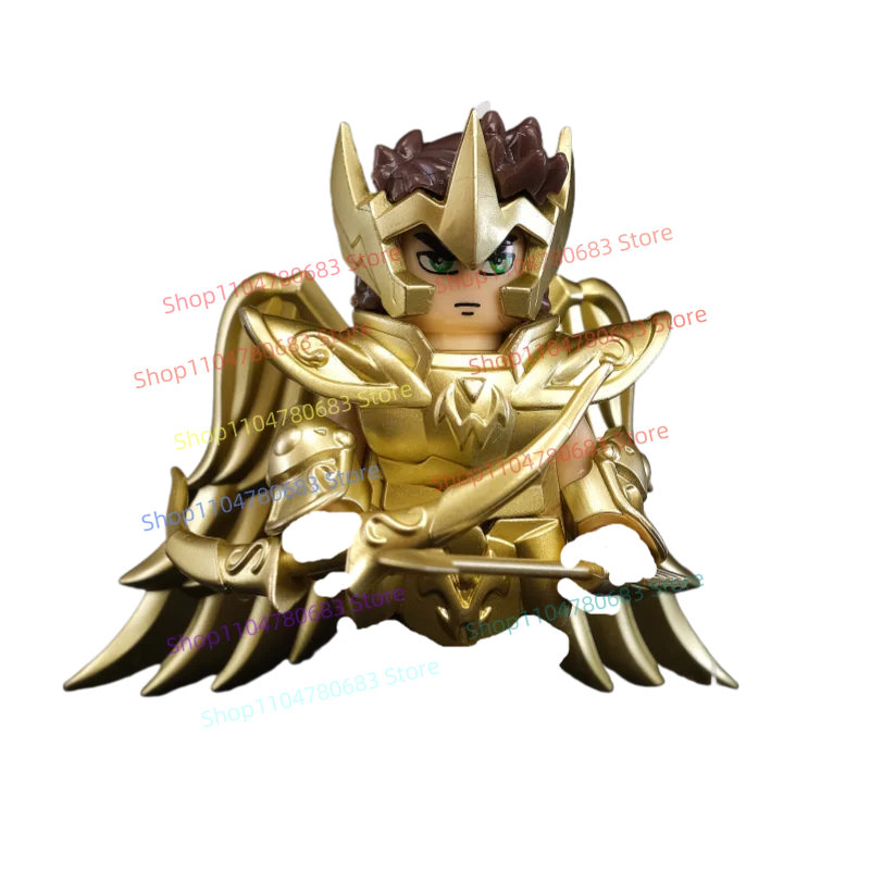 

MOC New Military Building Blocks Doll Mini Doll Gold Armor Gold Equipment Toys Gifts Ornaments Collection