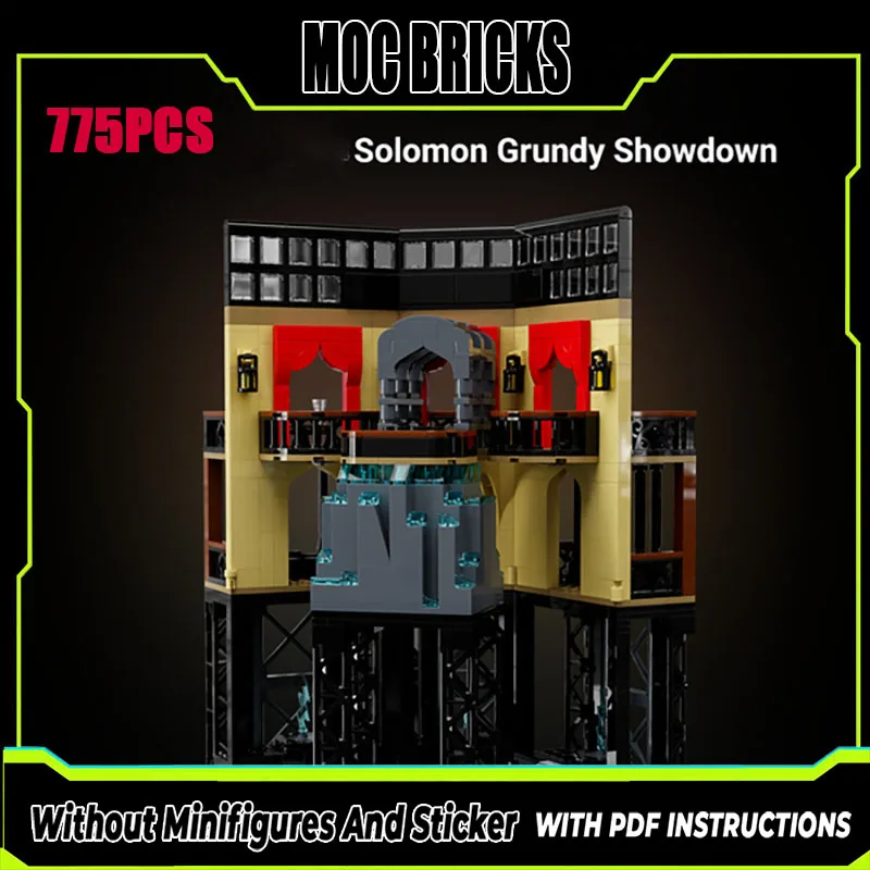 Modèle de bâtiment Moc Street View, briques GCDP Technology, blocs de construction modulaires, cadeau, jouets de Noël, ensemble de bricolage, assemblage