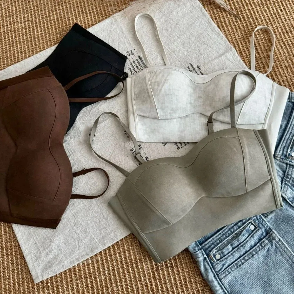 حمالة صدر لاسلكية مقاومة للصدمات، ملابس داخلية رافعة للصدر للنساء، ملابس داخلية مضادة للترهل، حمالة صدر بدون خياطة للفتيات