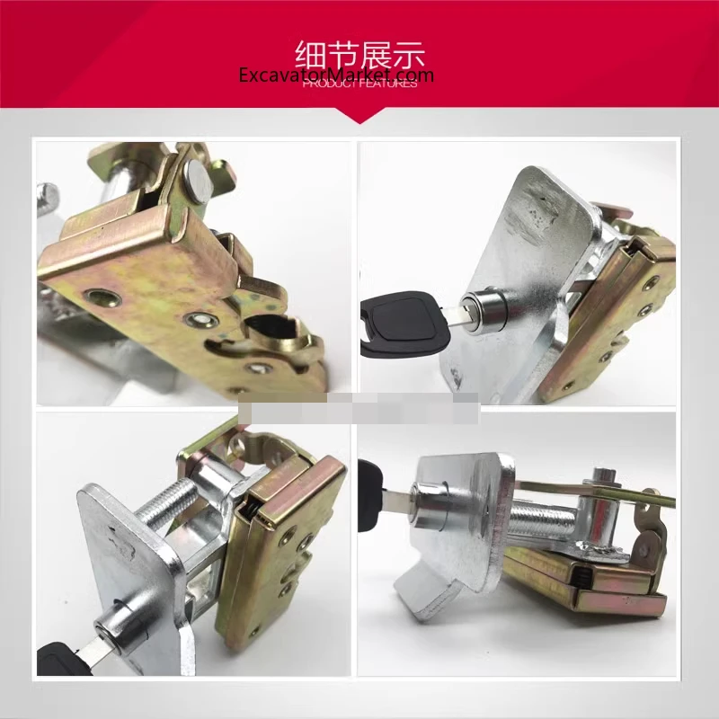 For Dh55-7 Dh60-7 Rear Cover Lock Engine Cover Lock Engine  Lock Cylinder Head Excavator Accessories High Quality