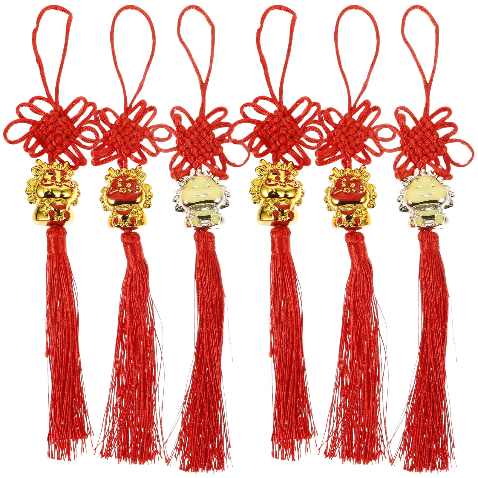 

6 Pcs Hanging Pendants Chinese New Year Decorative Spring Festival Decoration Decorations