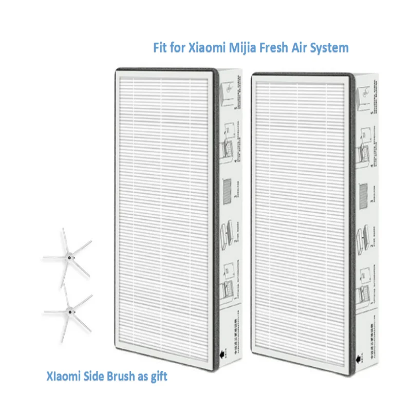 2pcs Replacement Fresh Air System Cylindrical Air Vent Hepa Filter For Xiaomi mjxfj-300, Mijia Fresh Air System 300*165*56mm