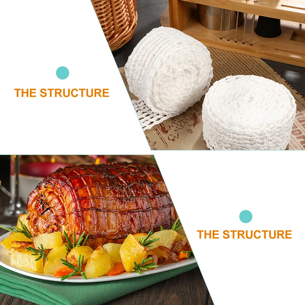 

Pork Beef Meat Netting Elastic Cooking String For Roasting Ham Sausage Butcher Twine Kitchen Supplies Packaging Tool
