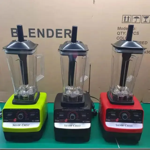 Heavy Duty High Speed Power 4500w/5500w Blender Silver Crest 2 Jar Blender For Home And Restaurant Use
