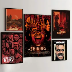 1PC The Shining Poster Movie Sticky Posters Retro Kraft Paper Sticker DIY Room Bar Cafe Aesthetic Art Wall Painting