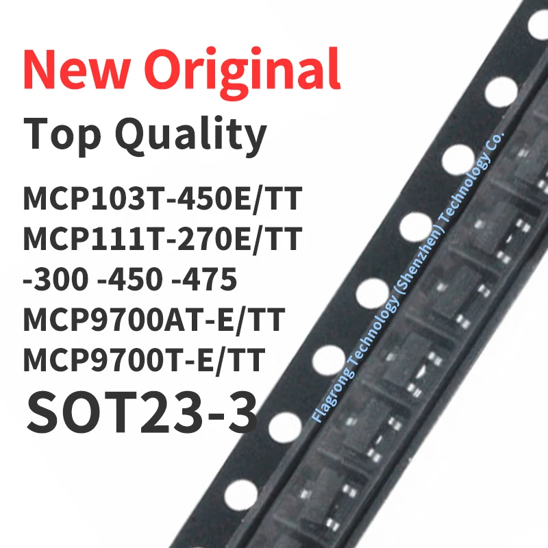 (10 Pieces) MCP103T-450E MCP111T-270E /TT MCP111T-300 MCP111T-450 MCP111T-475 E/TT MCP9700AT MCP9700T -E/TT SOT23-3 New Original