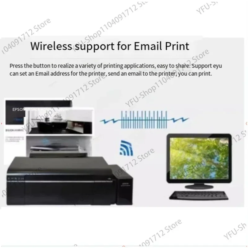 A4 DTF Printer Bundle  L805 Converted DTF Printer Direct Transfer Film for T shirt All Fabric Hoodies DTF Printer Complete