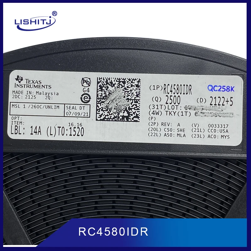 RC4580IDR SOP8 для чипа усилителя