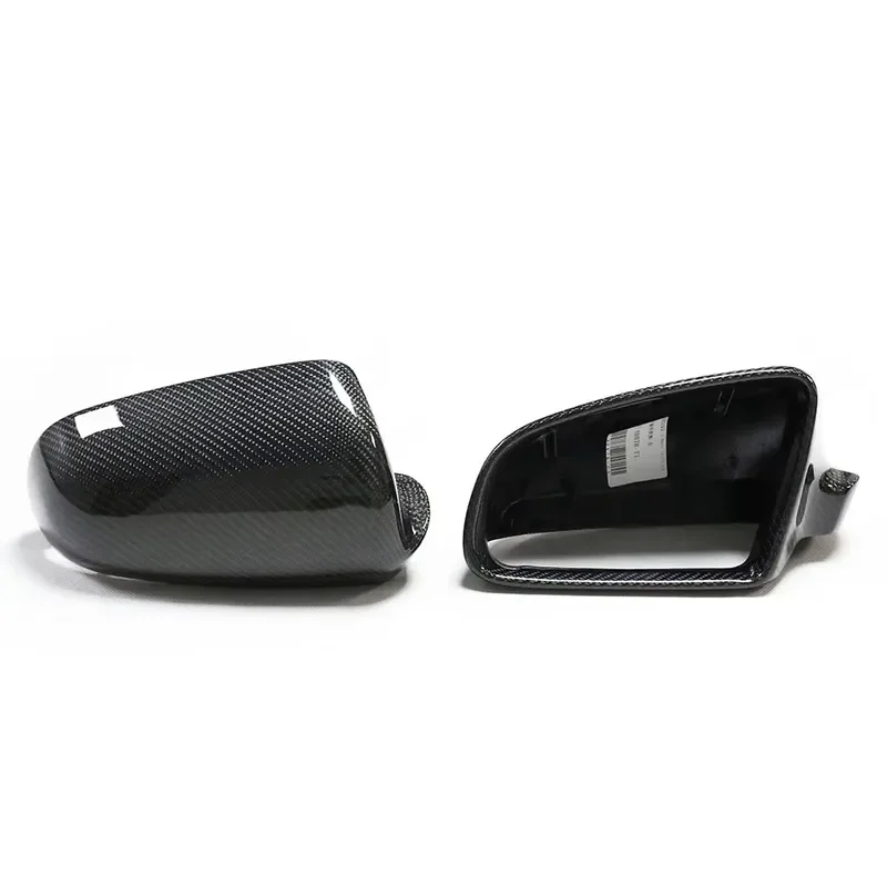 For Audi Carbon Fiber Side Mirror Cover  A3 S3 A4 B7 A6 S6 Rearview Mirror Replacement