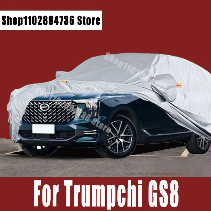 

For Trumpchi GS8 Car Covers Outdoor Sun uv protection Dust Rain Snow Protective Auto Protective cover