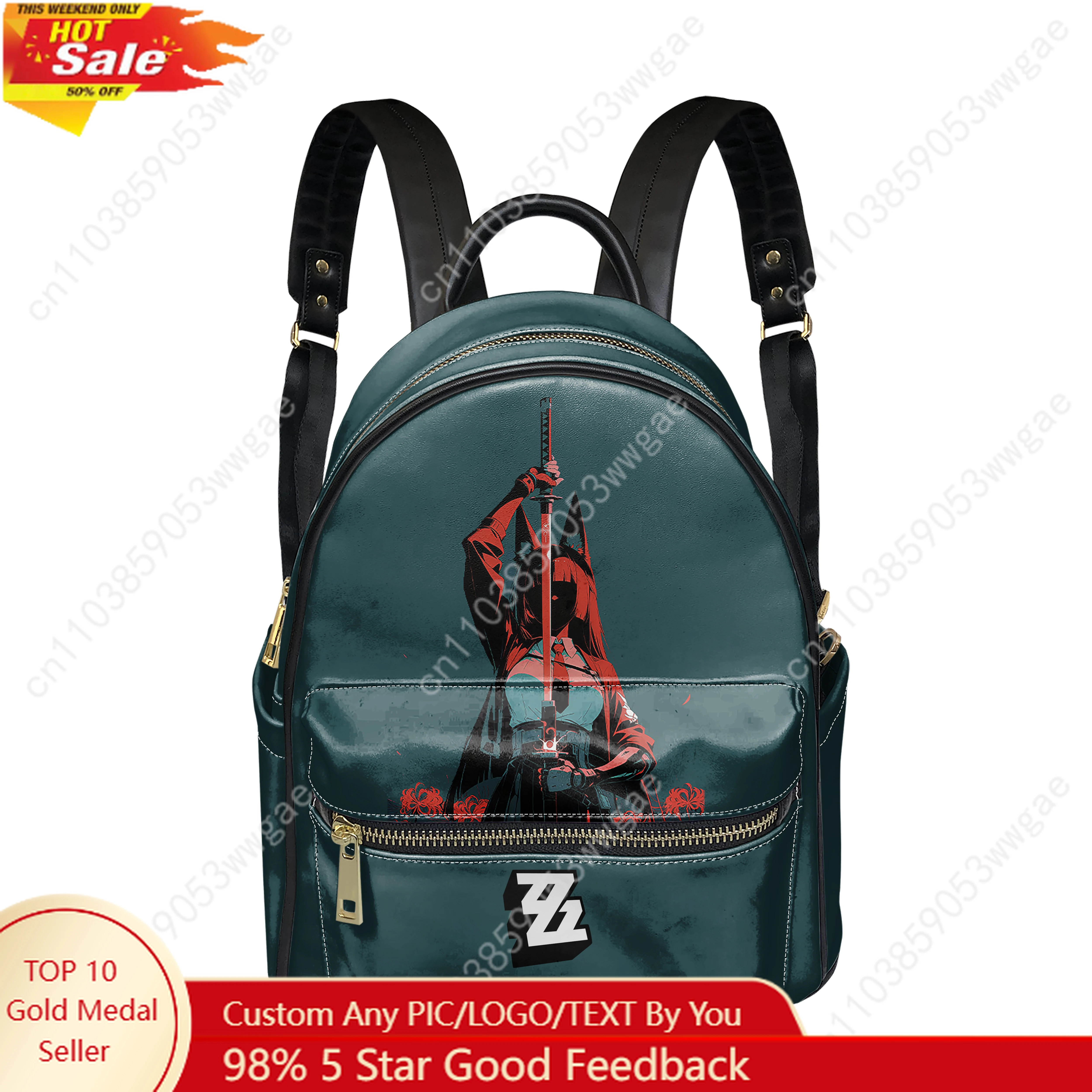 

Absolute Zone Zero Backpack Womens Mens Knapsack Tailor-made Double Shoulder Bag Business Travel Bookbag Rucksack Gift Daypack