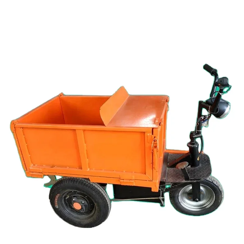 Electric battery power supply Mini crawler dump truck