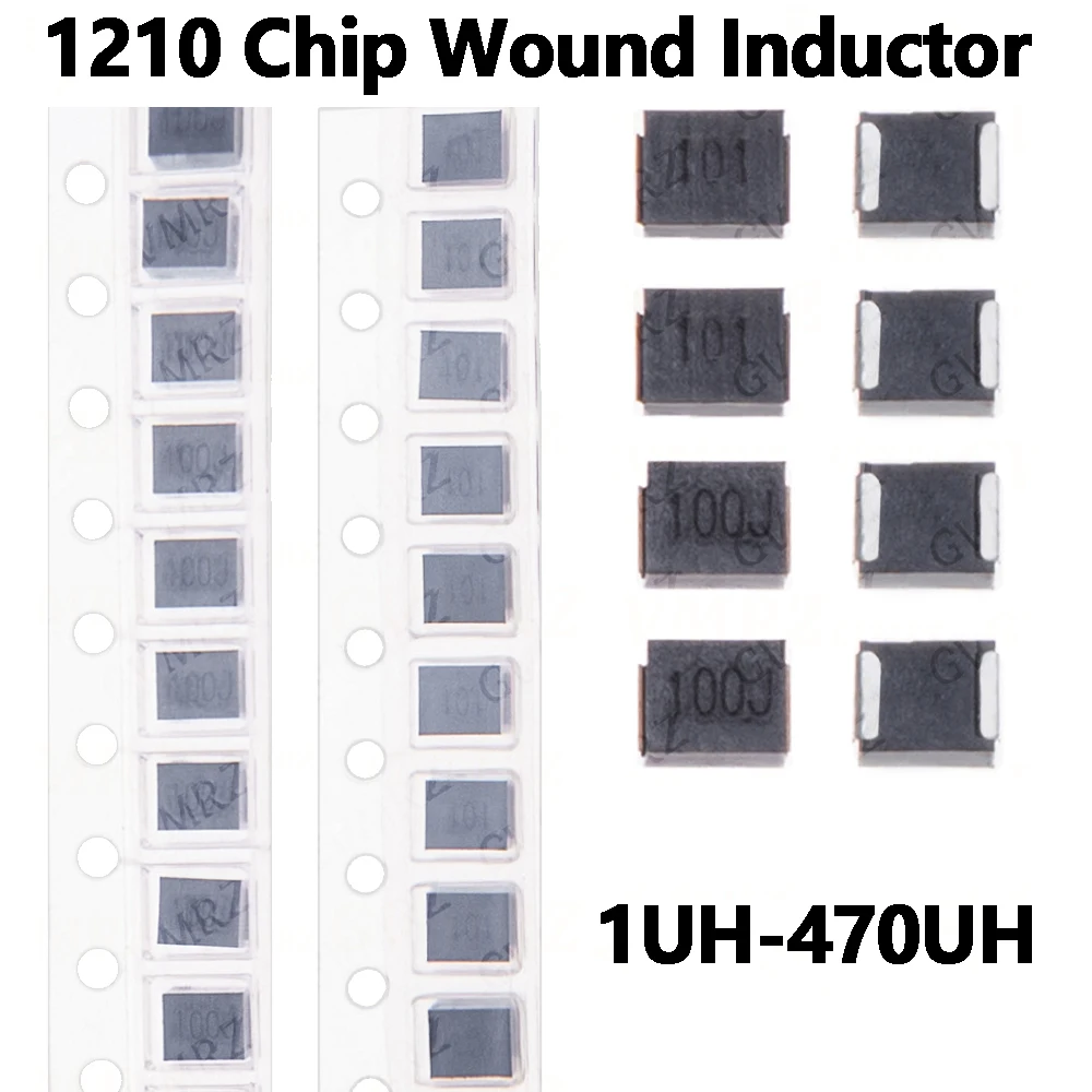 10PCS 10uH 22uH 33uH NLV32T 3225 1210 Chip Wound Inductor 1uH 2.2uH 3.3uH 4.7uH 6.8uH  47uH 68uH 100uH 220uH 470uH