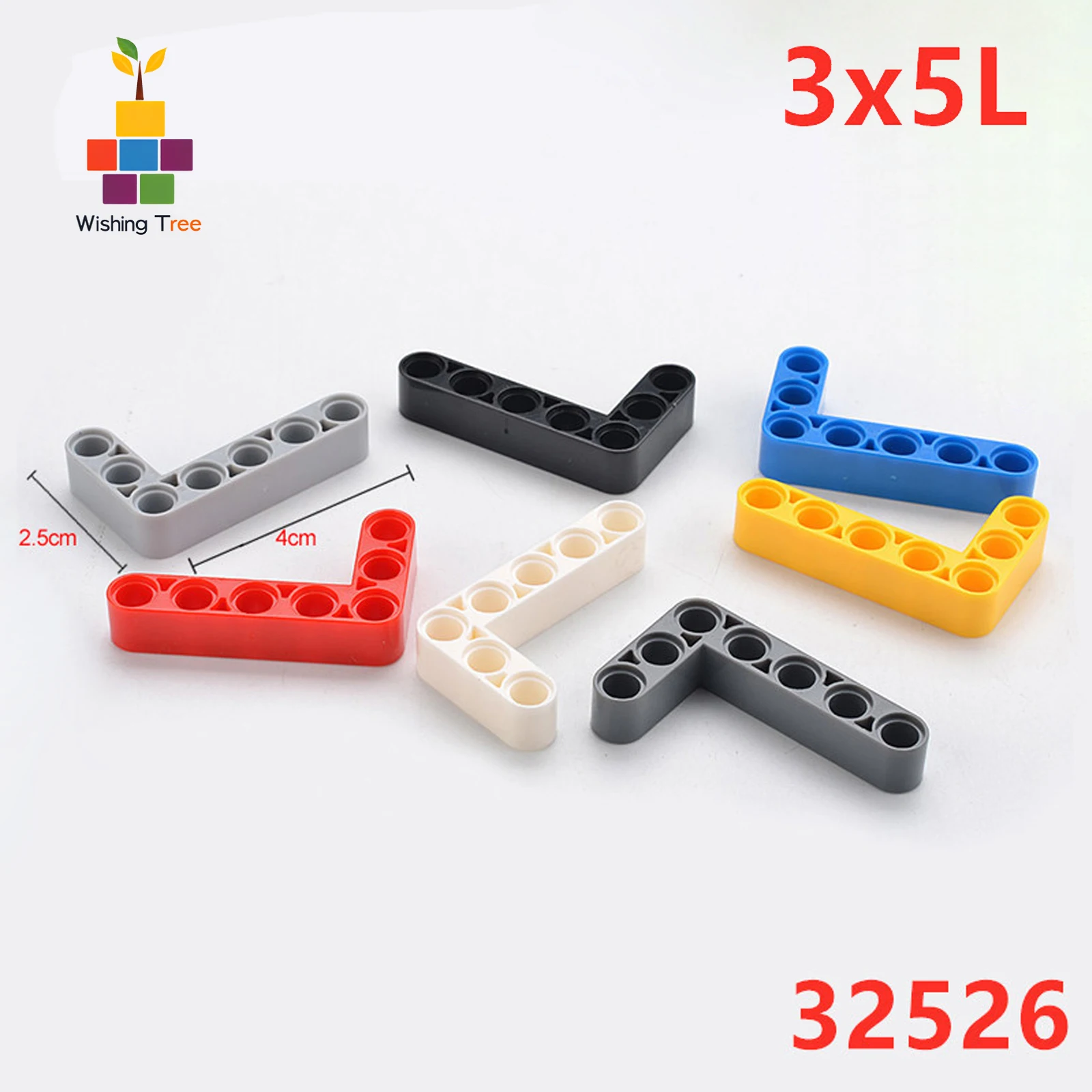 

Совместим с LEGOeds 32526. Технические механические строительные блоки. Балка с отверстием 3x5 л. 4211713. Упаковка 5/10/20 шт.