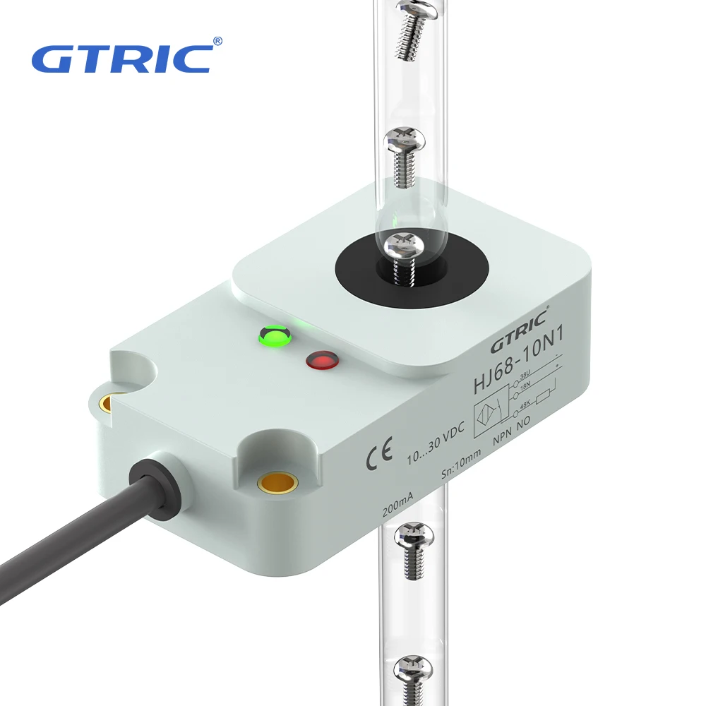 

GTRIC Ring Inductive Proximity Sensor Switch 10-30V DC NPN PNP 3/6/8/10/12/15/22/30mm Screw Steel Ball Metal Drop Detection