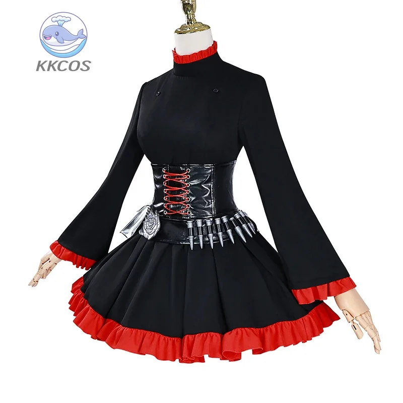 Руби Роза Косплей RWBY Красный Трейлер Косплей Костюм Парик Женское Платье Плащ Хэллоуин Карнавальная Вечеринка Comic-con Ролевой Наряд
