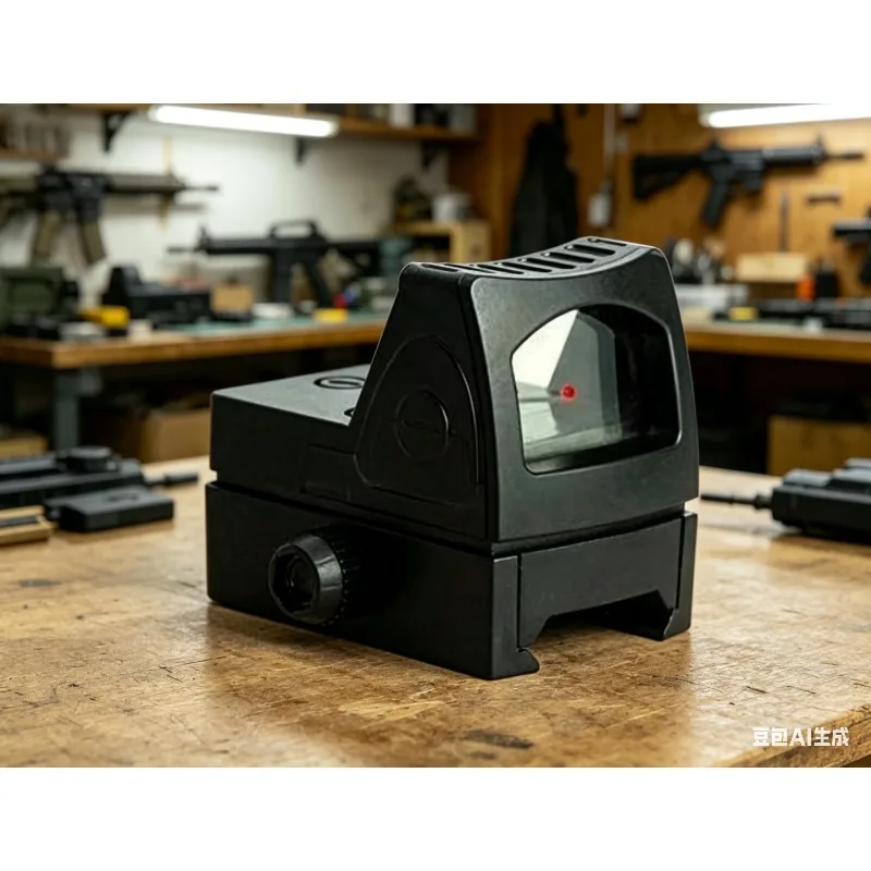 2026 Red Dot Reflex Scope Plastic Optics Adjustable Guide Rail 20mm Mount Outdoor Target Practice Shooting Accessory