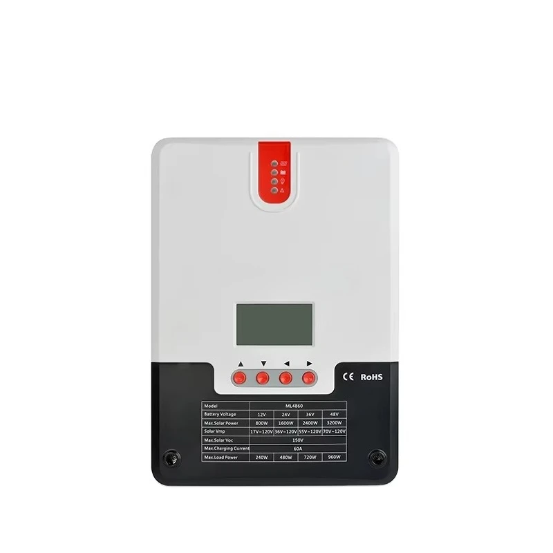 

Solar ML4860 48v Power Controller 60A off Grid Solar 60A Power for Home Solar Controller