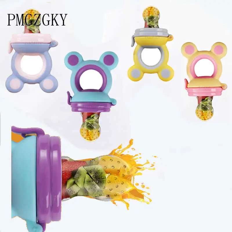 

Fresh Fruit Food Silicone Kids Nipple Feeding Safe Milk Feeder For Baby Pacifier Bottles Nipple Teat Nibbler