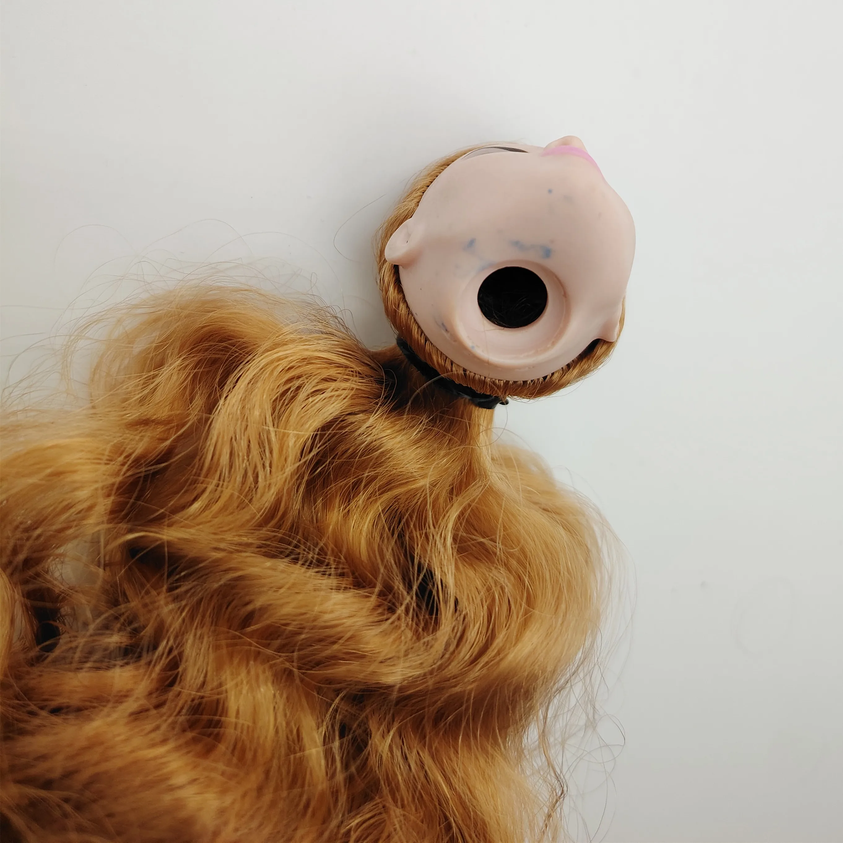 Fashion Royalty Color Infusion Golden Hair Rerooted Cream Skin Collectible Fanxi Doll Head