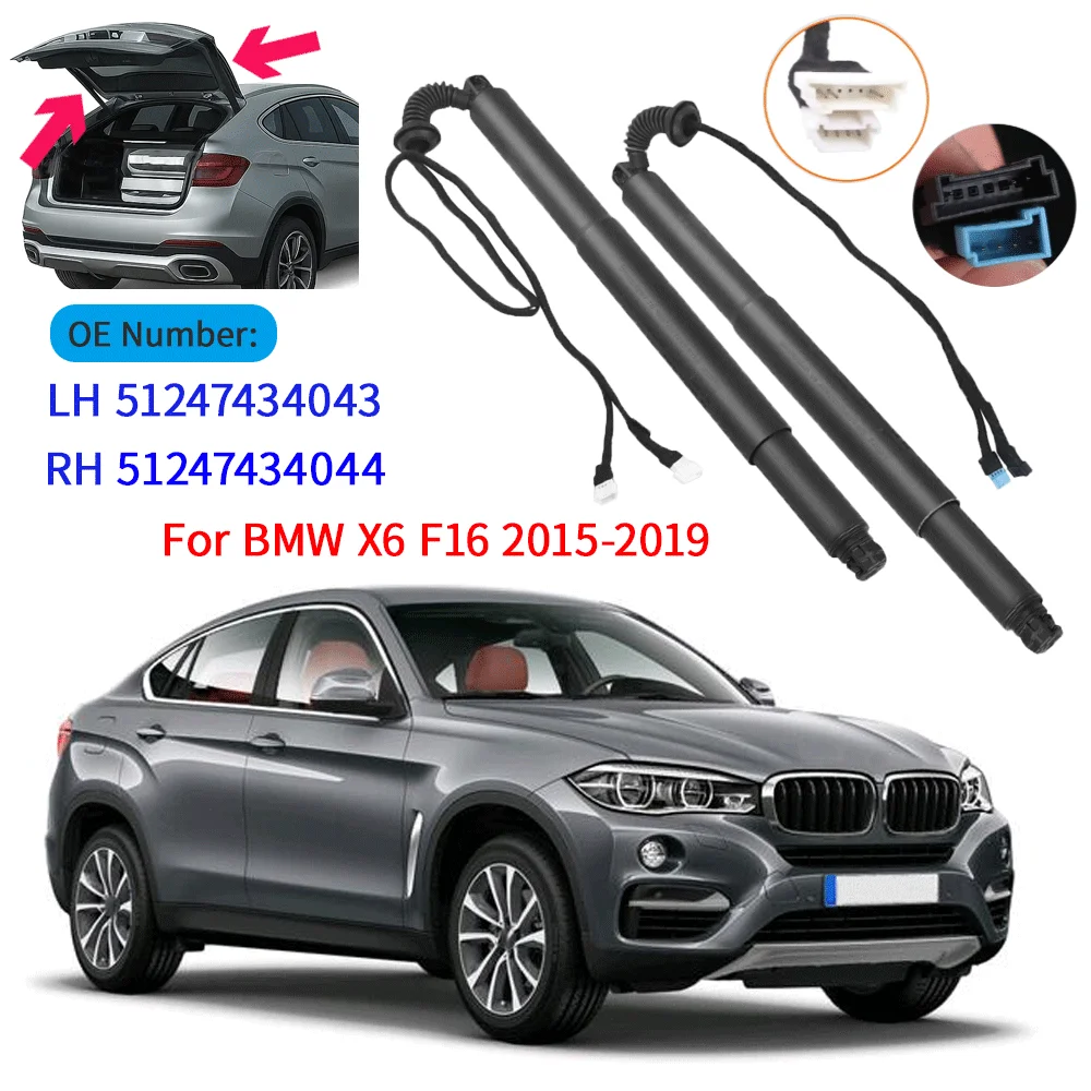 

Power Hatch Lift Support For BMW X6 F16 F86 2014 2015 2016 2017 2018 2019 Tailgate Gas Spring Struts 51247434043 51247434044