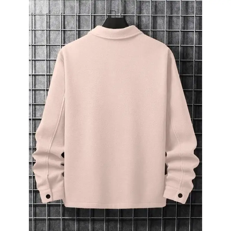 Men's Casual Shirt Jacket a 61727 Cotton PU Short Sleeve Cleanfit Style Summer Wearable Comfortable Fit Fashion Inner Wear