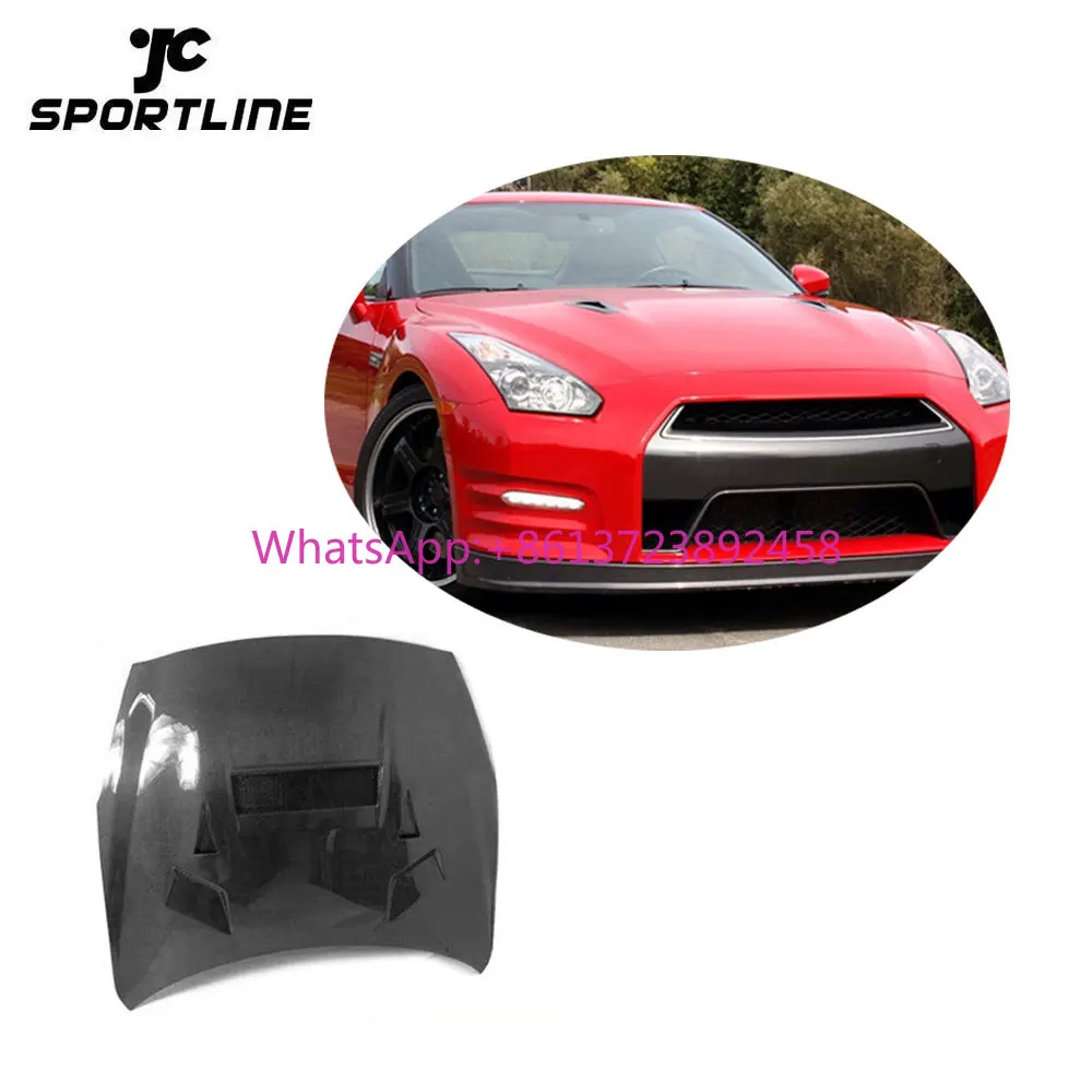 

Carbon Fiber R35 Car Engine Hoods for Niss an GTR R35 08-14