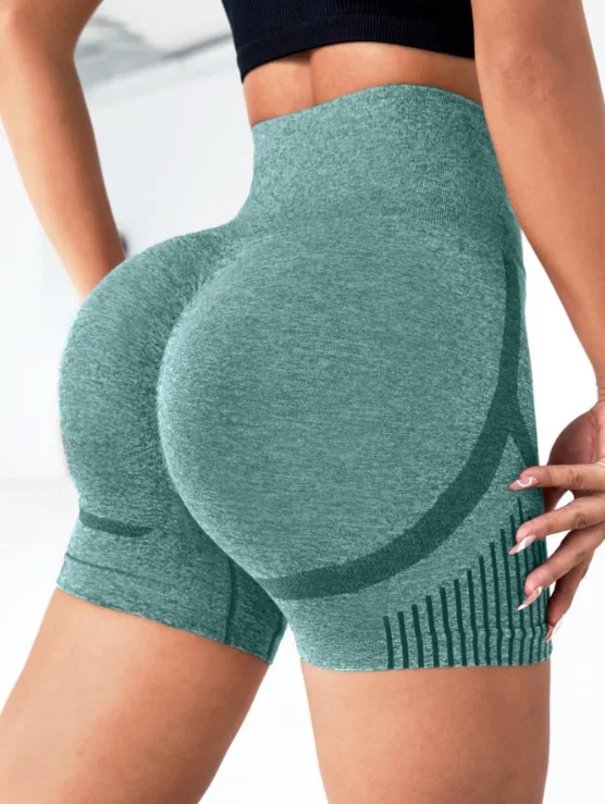 Women Yoga Shorts High Waist Workout Shorts Fitness Yoga Lift Butt Fitness Ladies Yoga Gym Running Short Pants Sportswear