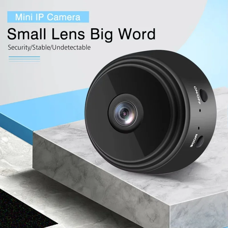 2025 جديد 4K A9 كاميرا واي فاي صغيرة فيديو لاسلكي الأشعة تحت الحمراء للرؤية الليلية كشف الحركة كاميرا مراقبة أمن الوطن #5