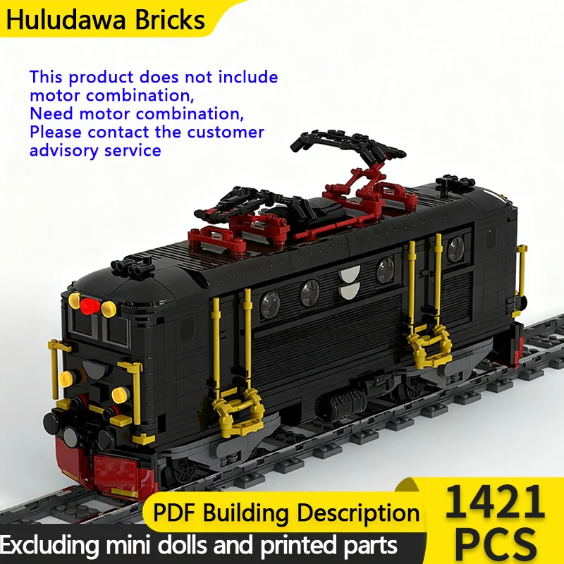 

City Car Model MOC Building Bricks Swedish High-Speed Train Modular Technology Gifts Holiday Assemble Children Toys Suit