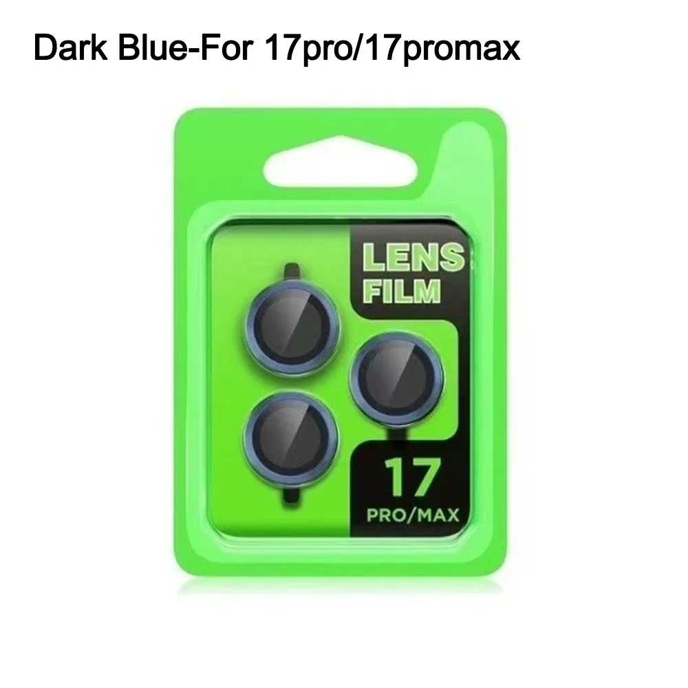 

Металлическая защитная пленка из закаленного стекла для объектива камеры, 3D полное покрытие, накладка на камеру, защита от царапин для iPhone 17 Pro/17 Pro Max