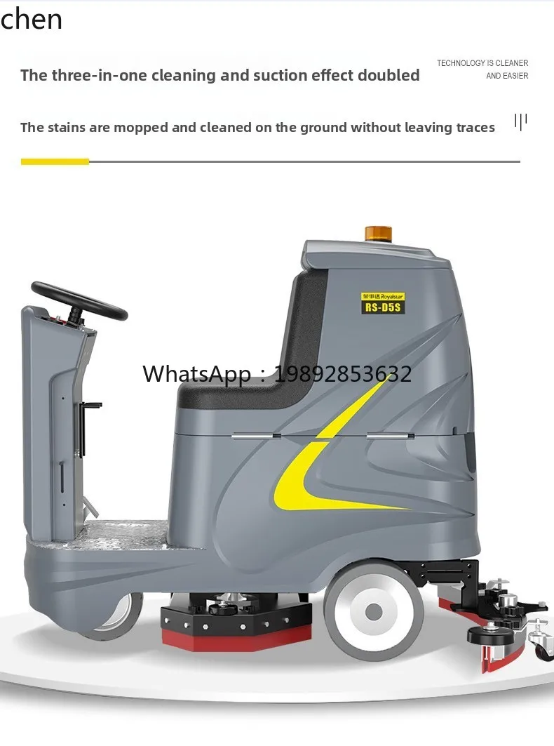 ZZ Lavapavimenti da terra Fabbrica commerciale Supermercato Parcheggio Macchina industriale per spazzare e pulire