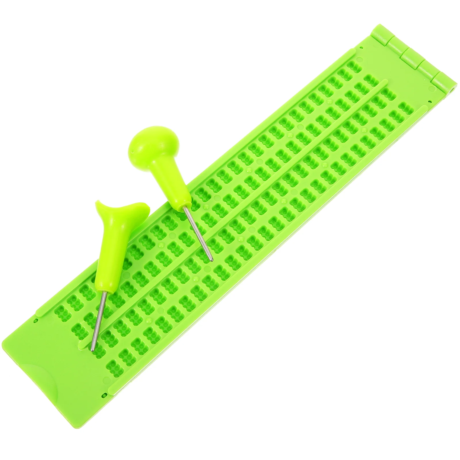 with Pen Tool Braille Tablet Blinder for Window Finger Board Embosser Plate 2170X450X050CM Plastic Writing Fingerboard