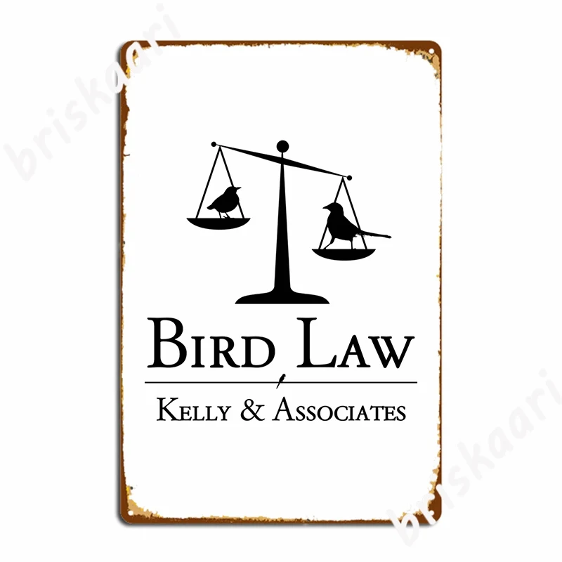 Bird Law Charlie Kelly It S Always Sunny In Philadelphia Poster Metal Plaque Club Party Retro Wall Decor Tin Sign Posters