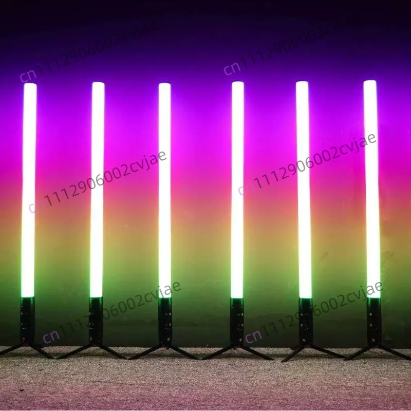 360-Degree full-color luminous rainbow pixel tube wireless APP control outdoor waterproof LED decorative background stage light