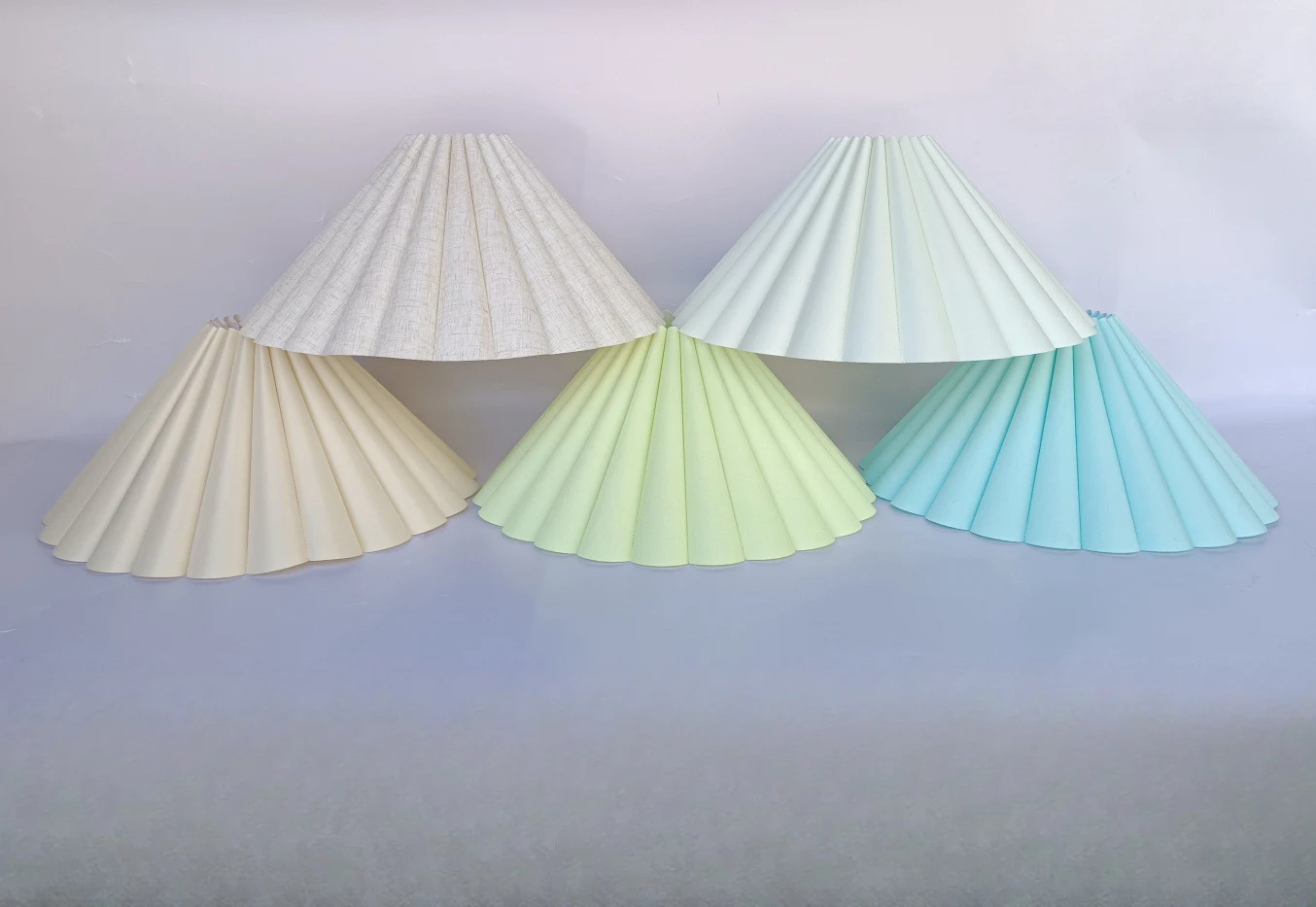 

Cloth large lampshade for table lamp floor lamp plum blossom petal shape removable KD lampshade linen parchment paper cover E27
