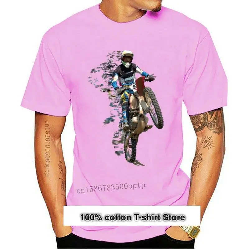 Camiseta de manga corta para hombre y mujer, camisa de Motocross con piezas voladoras