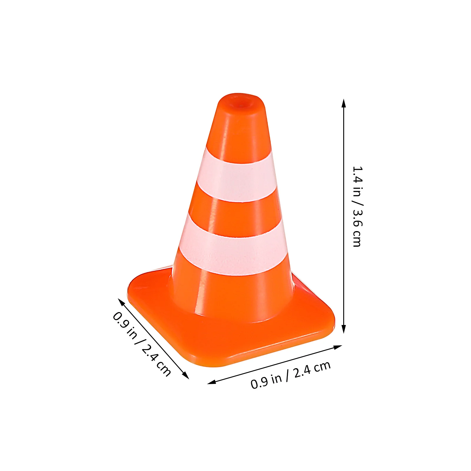 10 Pcs Toy Road Sign Sand Table Cones Plastic Toys Traffic Educational Learning Kids Football Ornaments DIY Signs Child