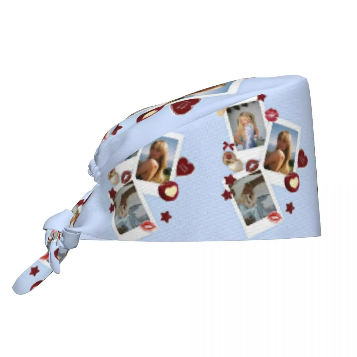 

Working Caps For Unisex Sabrina Carpenter Nurse Hat Album Soft Elastic Work Scrub Cap Y2K Fashion Tie Back Printed Medical Hat