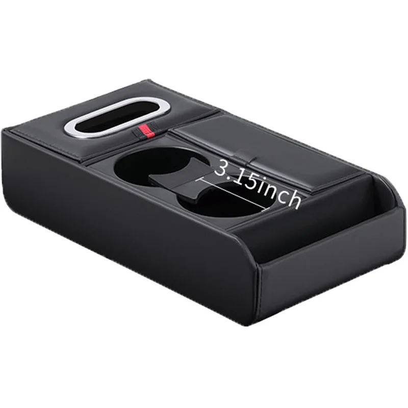 Car armrest box, heightening pad storage box, water cup holder car multi-functional light luxury storage box