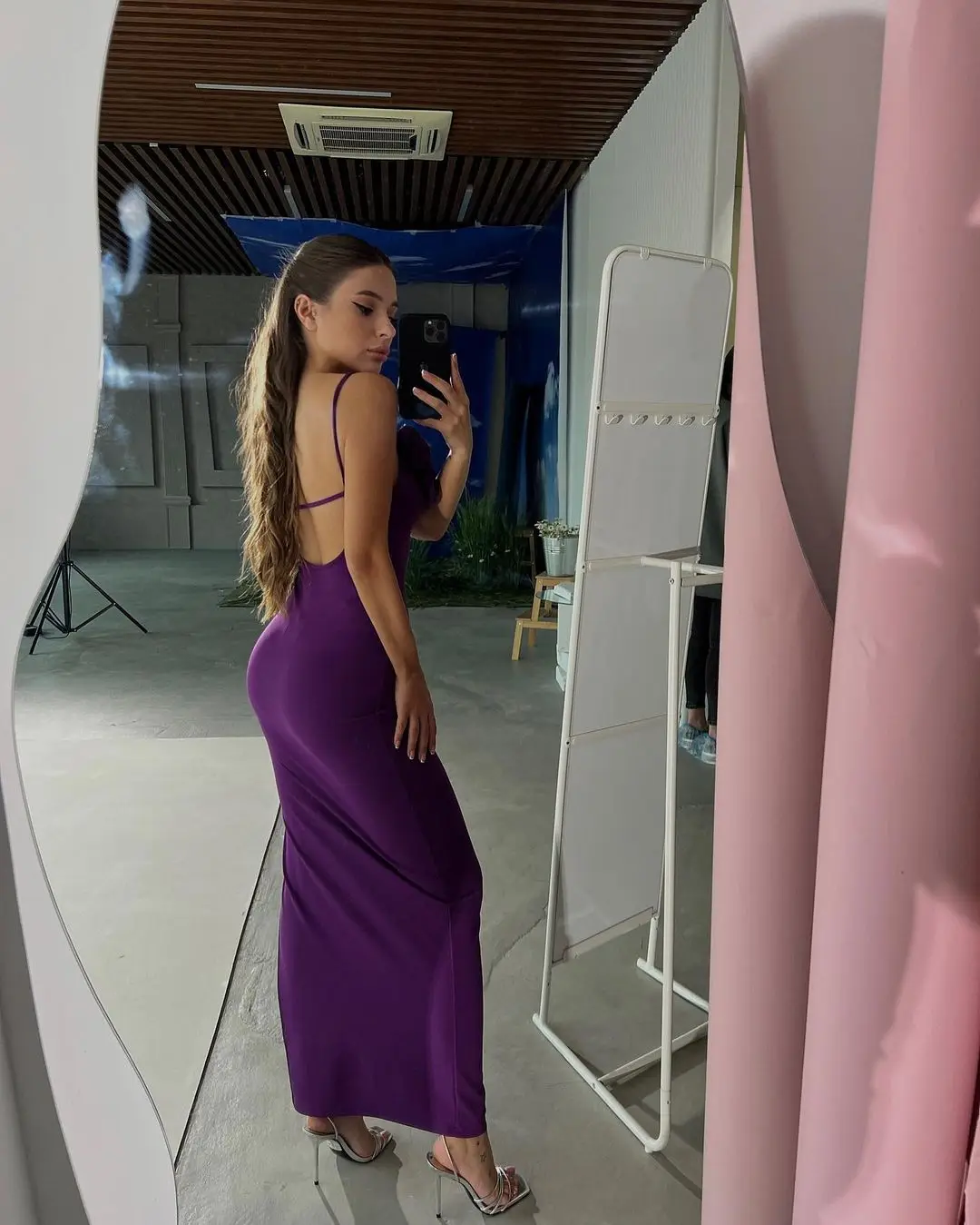 Customized Formal Occasion Dresses Mermaid Purple Flowers Dubai Women's Prom Dresses Temperament Evening Dress