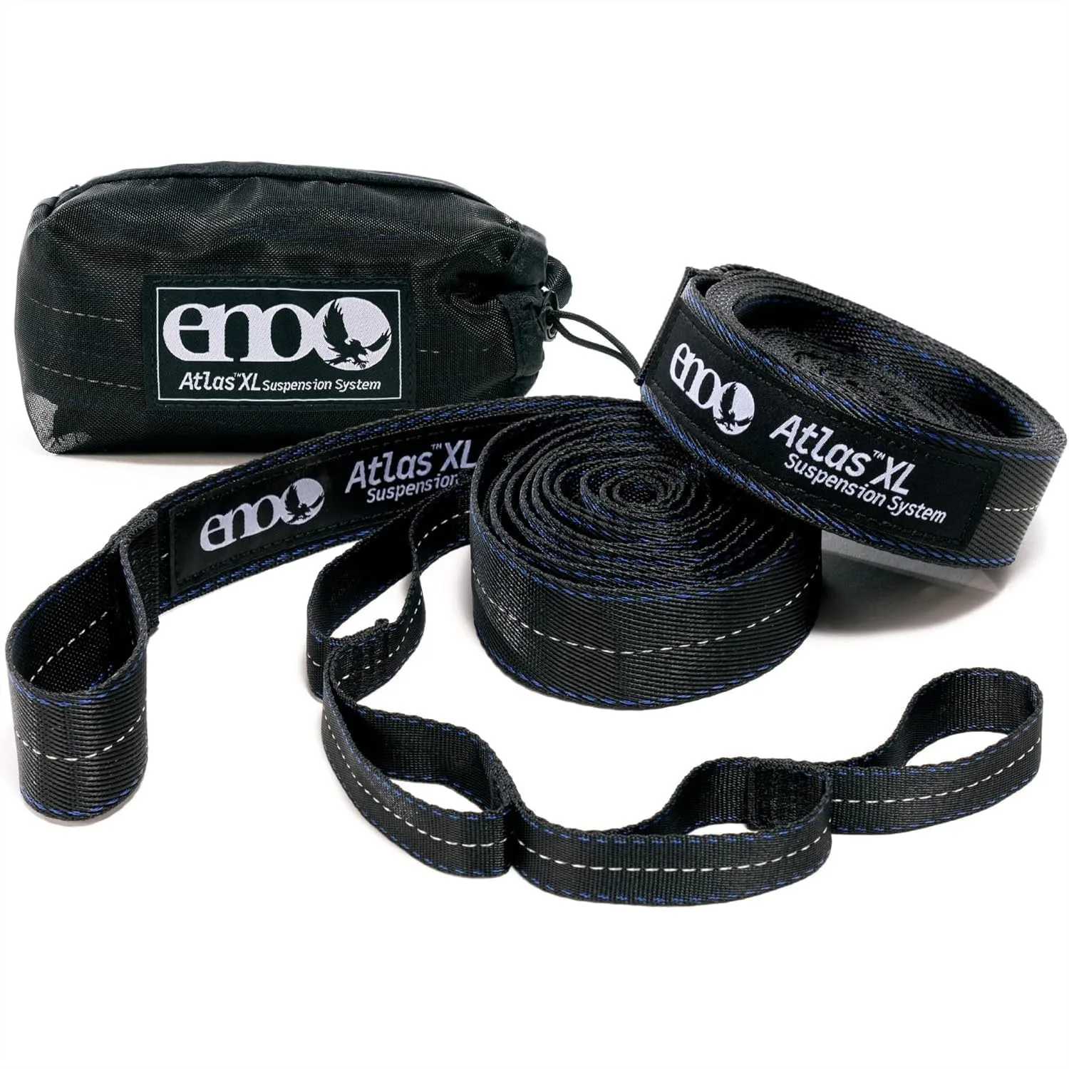 Hammock Suspension System Tree Straps for Camping Hiking Backpacking, 400 lbs Capacity, 40 Attachment Points