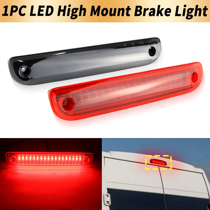 1PC LED High Mount Third Brake Light Canbus For Peugeot Boxer For Citroen Relay For Fiat Ducato 2007-2023 Tail Warning Fog Lamp