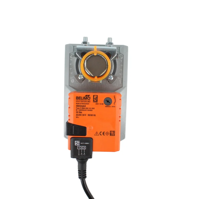 

SM24AX damper Actuator 20 Nm SMA-000 101 002 AC/DC 24 V Control Open/close 3-point