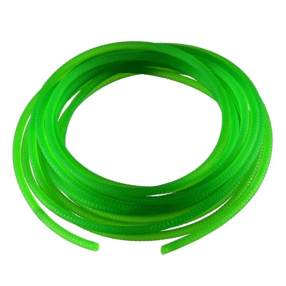 Rough Surface PU Solid Round Belts 1 Meters 2/15mm Polyurethane Drive Belting Green Meltable Cord Urethane Belting