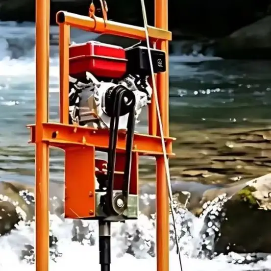 

Customized Premium 80-100m Water Well Drilling Rig Petrol & Diesel Dual Power Drilling Machine