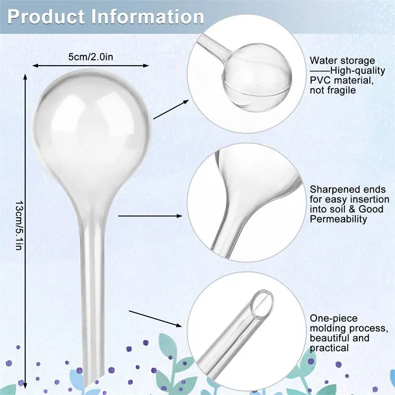 Podajnik woda roślinna automatyczne plastikowe kulki ogrodowe urządzenie wodne rośliny do podlewania żarówek samoczynnie nawadniające urządzenia